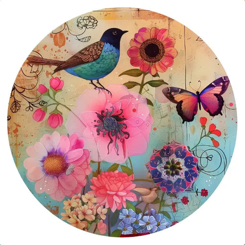 Villem Flowers Love | Kleebised pakendile 10tk Fripperies