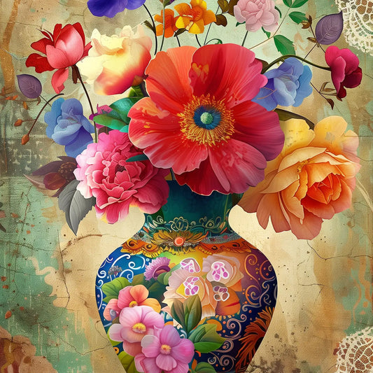 Villem Flowers of the Dutch Masters: No. 04 | Postkaart A6 Fripperies
