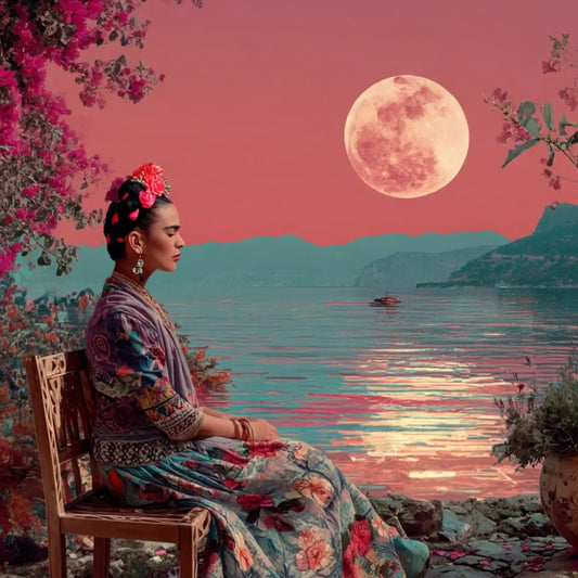 Villem Frida Kahlo: Quiet Romance | Postkaart A6 Fripperies