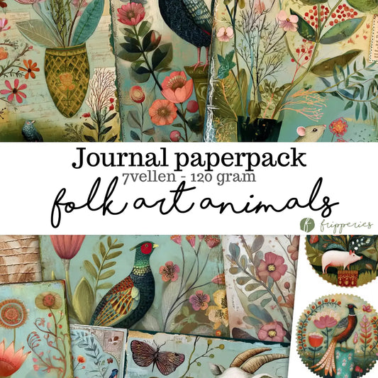 Villem Fripperies paberikomplekt – Folk Art Animals Fripperies