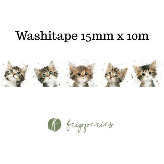 Villem Fripperies washi teip – Cute Kitten Fripperies