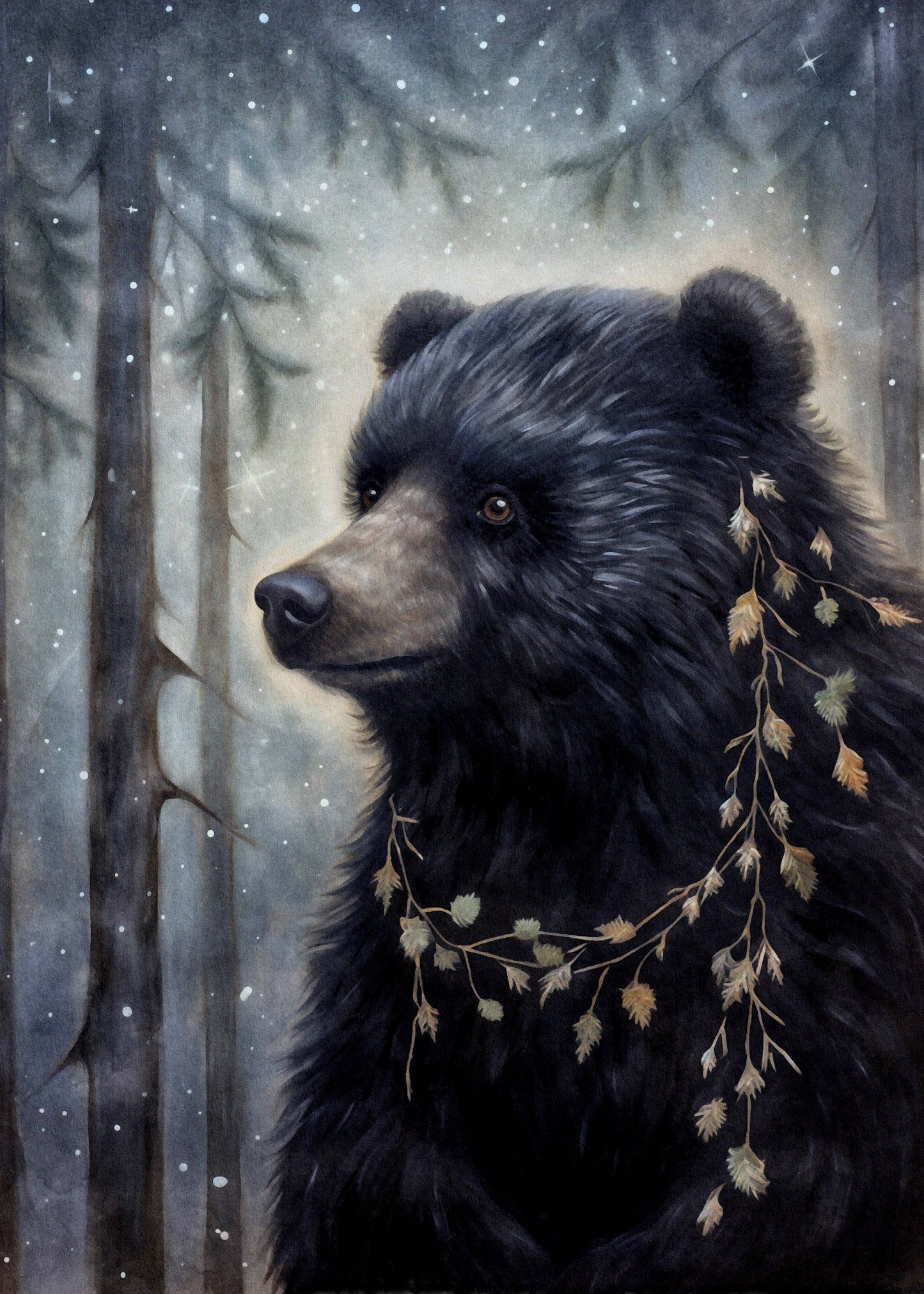 Villem Mystical Christmas Animals: Bear | Map of Fripperies Fripperies
