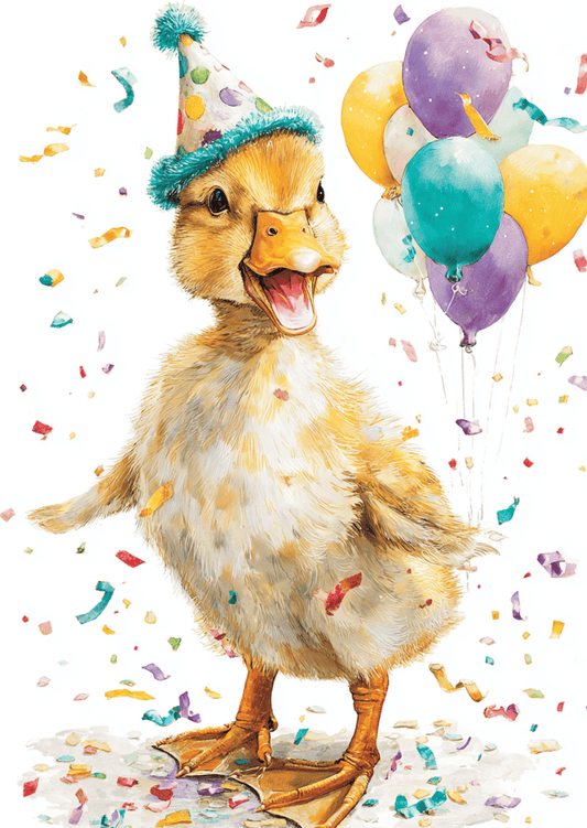 Villem Party: Duck | Postkaart A6 Fripperies