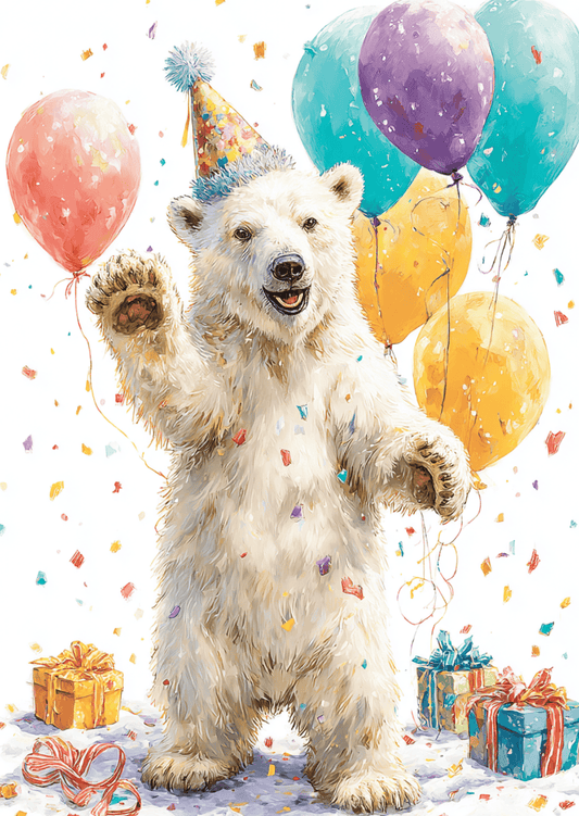 Villem Party: Giraffe | Postkaart A6 Fripperies