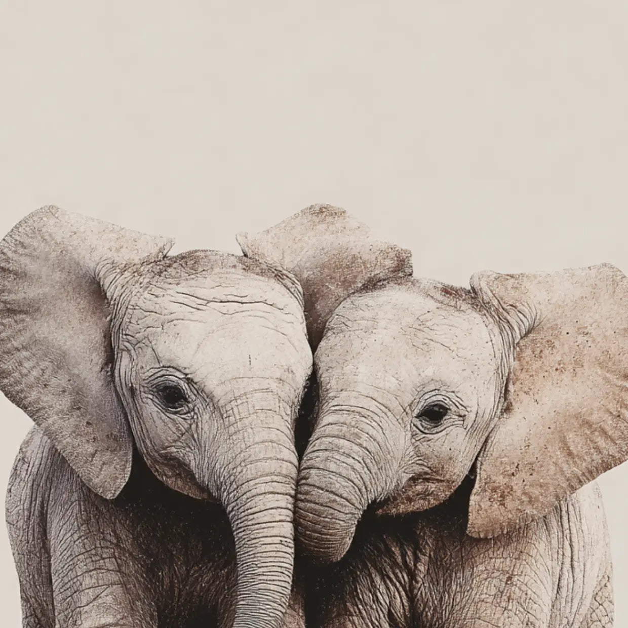 Villem Side By Side: Elephants | Postkaart A6 Fripperies