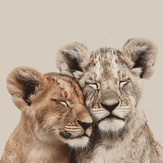 Villem Side By Side: Lions | Postkaart A6 Fripperies