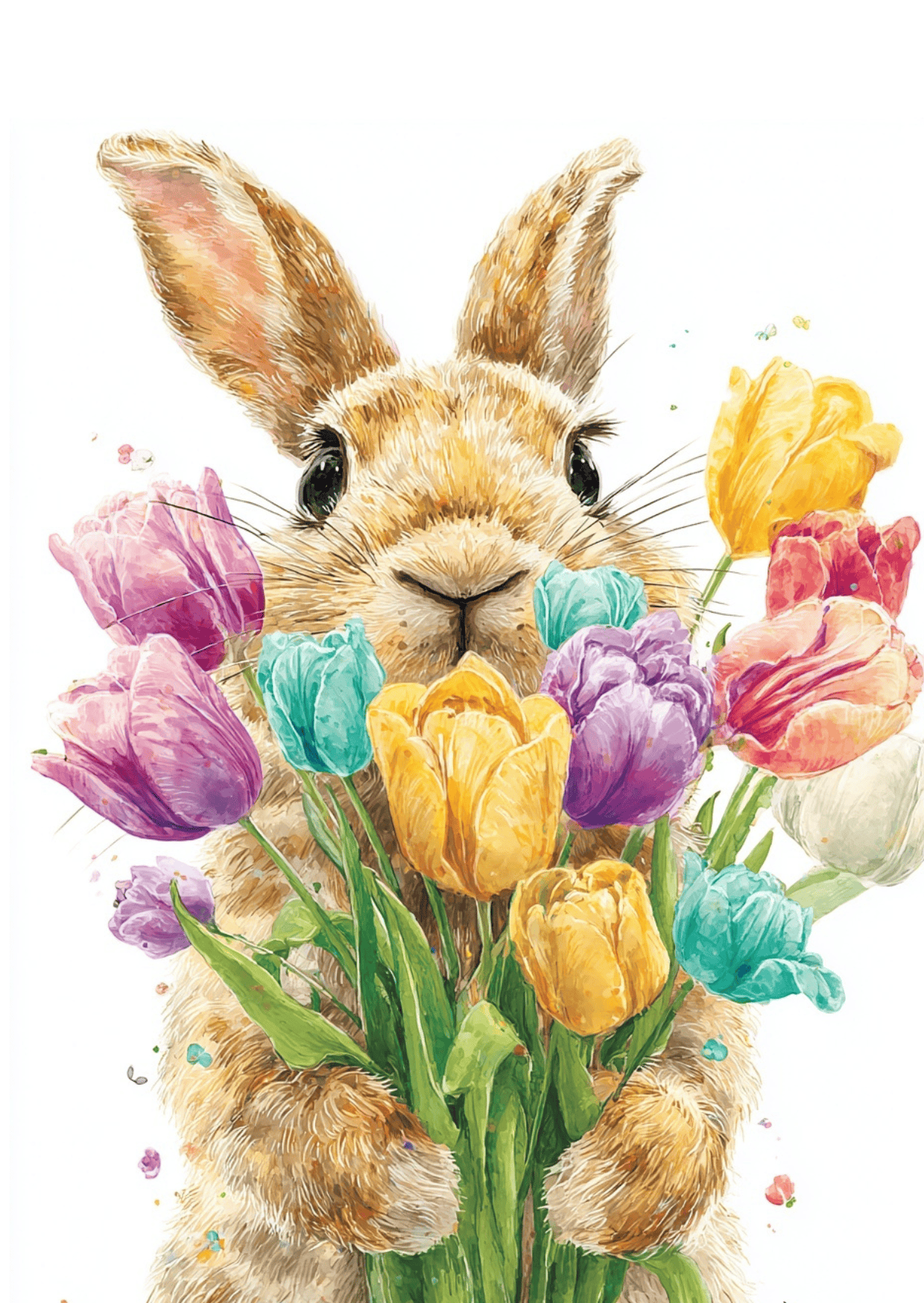 Villem Spring Mood: A spring bouquet | Postkaart A6 Fripperies