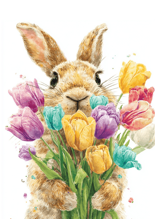 Villem Spring Mood: A spring bouquet | Postkaart A6 Fripperies