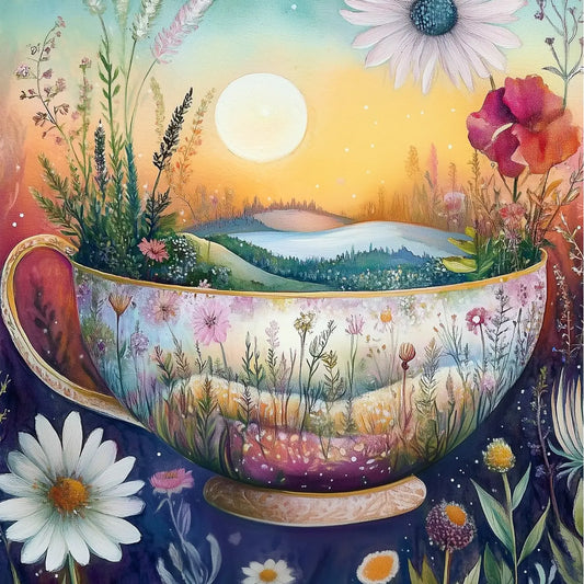 Villem World in A Cup: A Universe in Every Cup | Postkaart A6 Fripperies