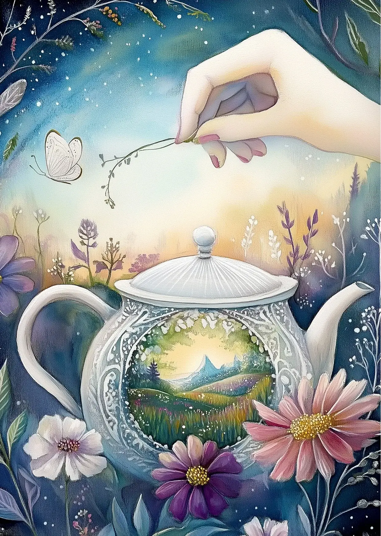 Villem World in a Cup: Tea Full of Magic | Card Fripperies Fripperies