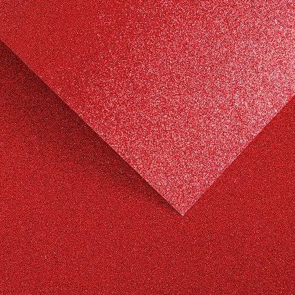 Villem Glitterkartong A4, 210g/5lk punane Galeria Papieru