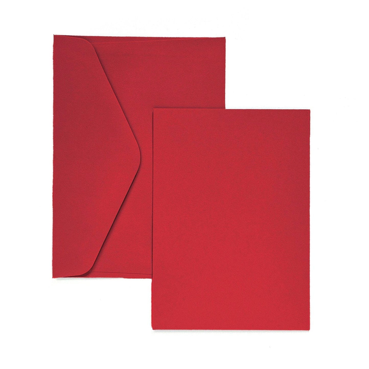 Villem Kaarditoorik ja ümbrik Smooth Satin Red C6 5tk Galeria Papieru