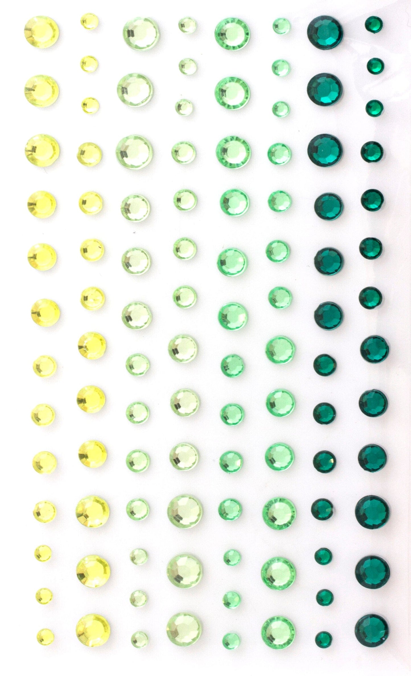 Villem Kristallkleebised kollaste-roheliste assortii 3-6 mm - 104 tk Galeria Papieru