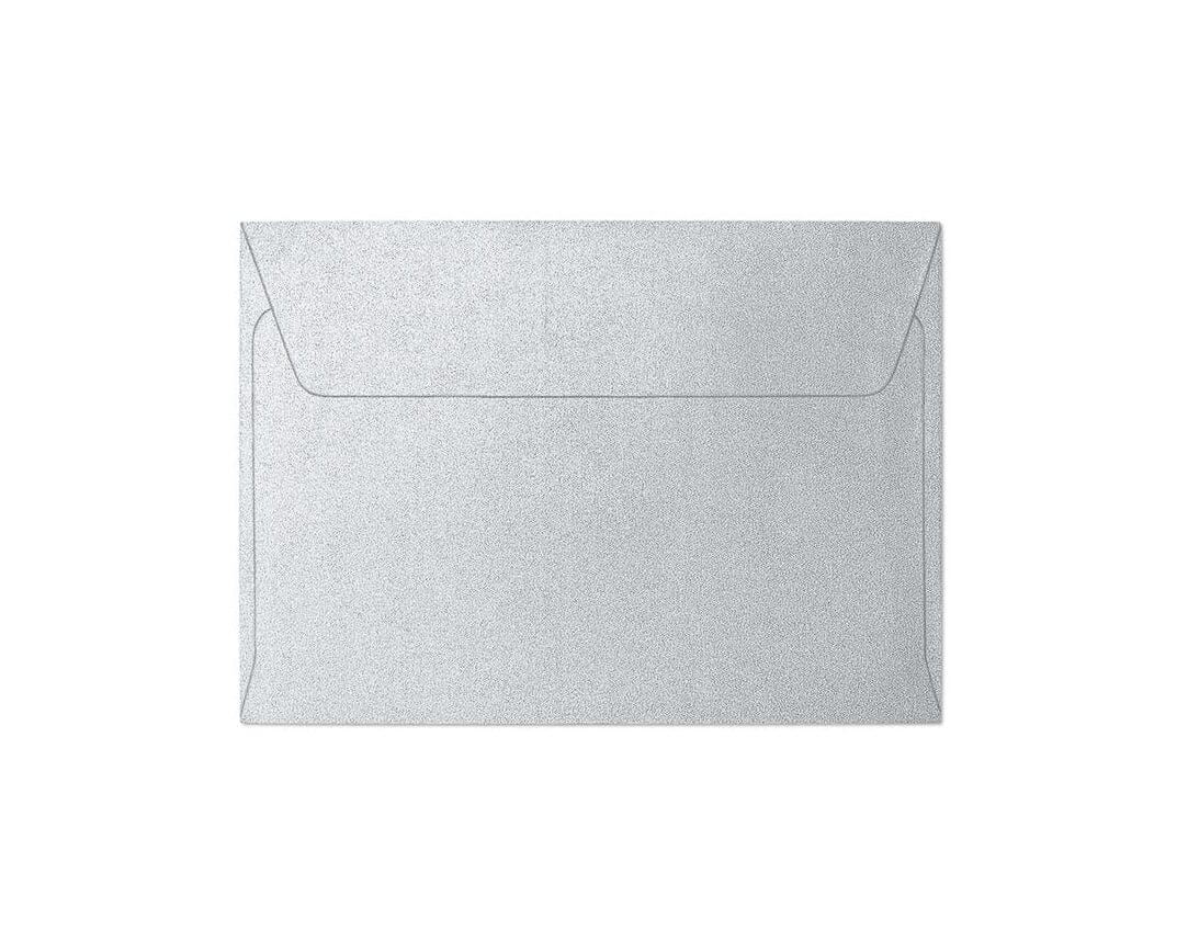 Villem Metallik ümbrik Pearl Silver C6 10 tk, liimiribaga Galeria Papieru