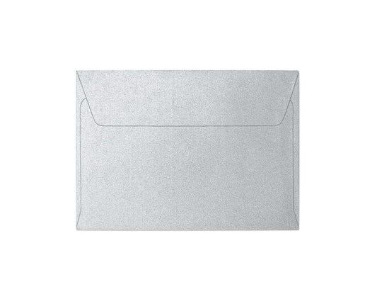 Villem Metallik ümbrik Pearl Silver C6 10 tk, liimiribaga Galeria Papieru