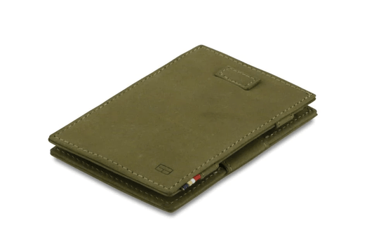 Villem Garzini Cavare Magic Wallet - Olive Green Garzini