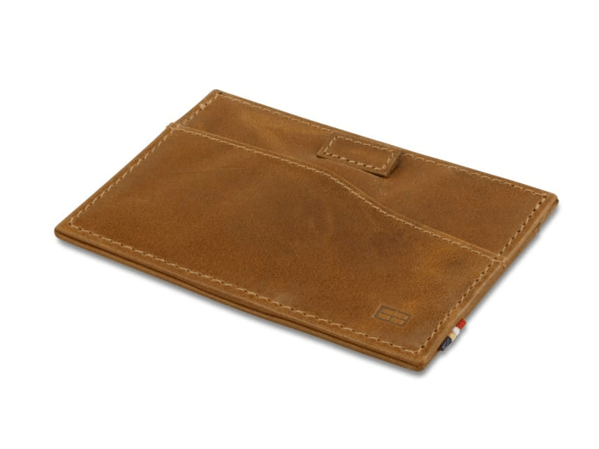 Villem Garzini Leggera Card Holder - Brushed Cognac Garzini