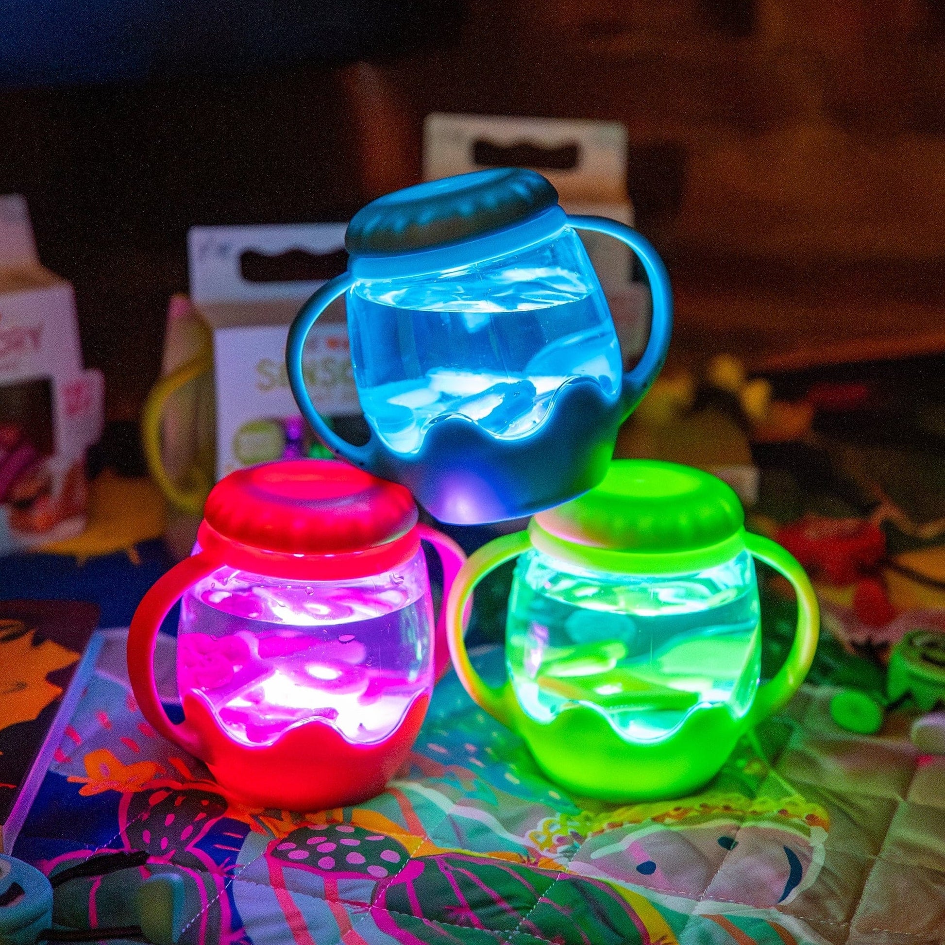 Villem Glo Pals sensoorne valguspurk mini - teal Glo Pals