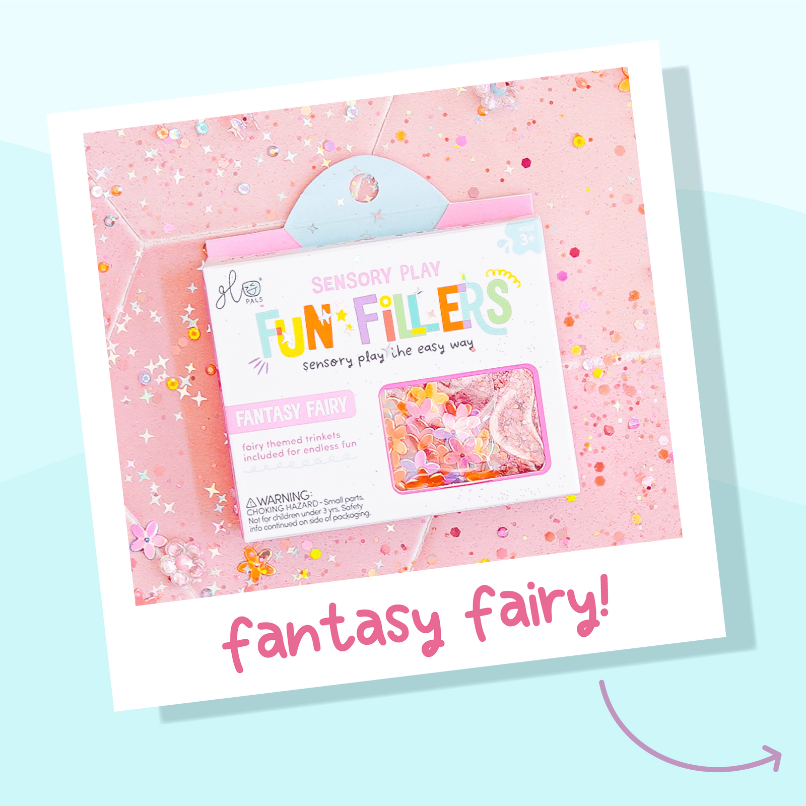 Villem Glo Pals sensoorsed purgi täidised- FAIRY Fun Fillers Glo Pals