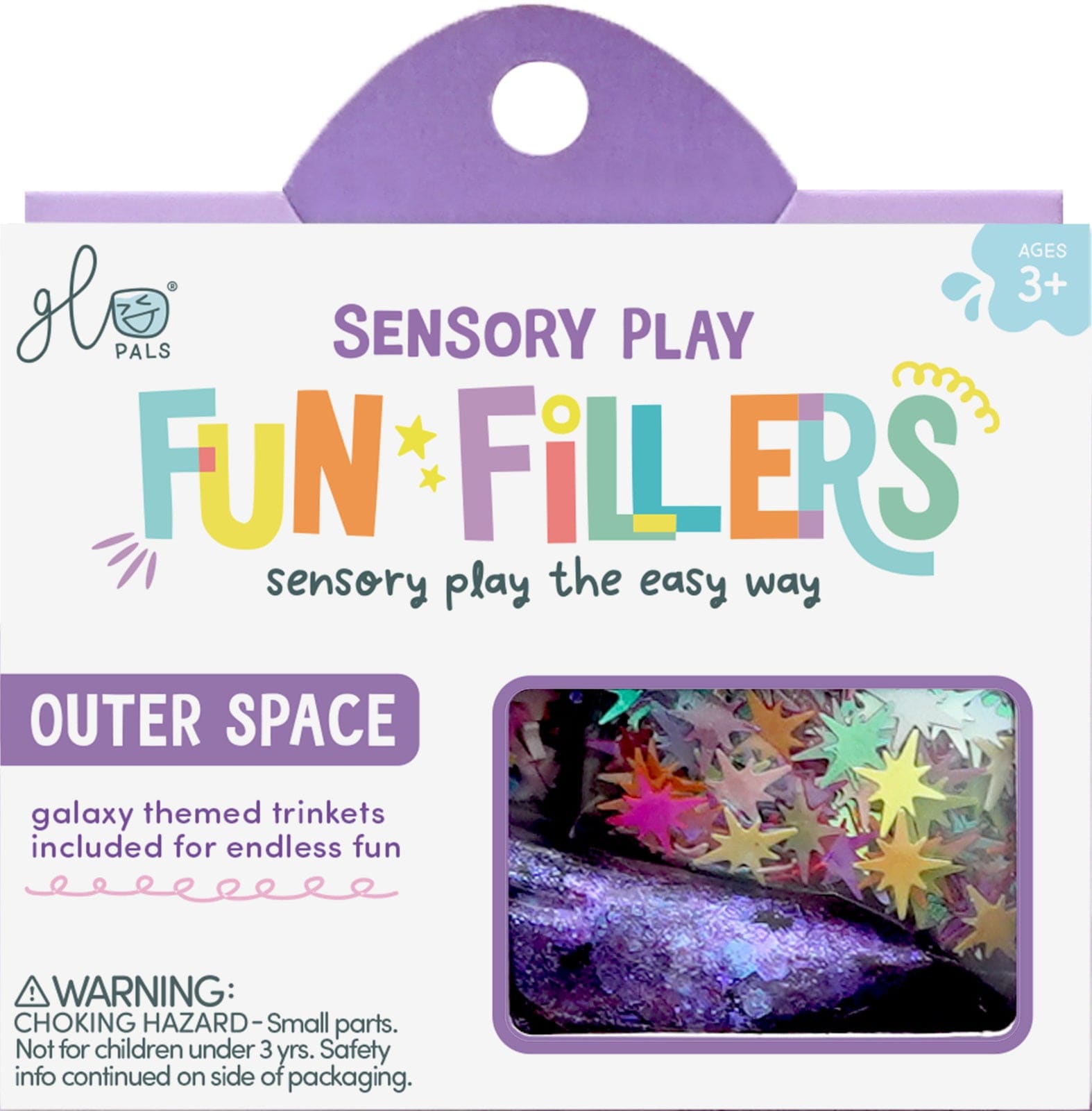 Villem Glo Pals sensoorsed purgi täidised- SPACE Fun Fillers Glo Pals
