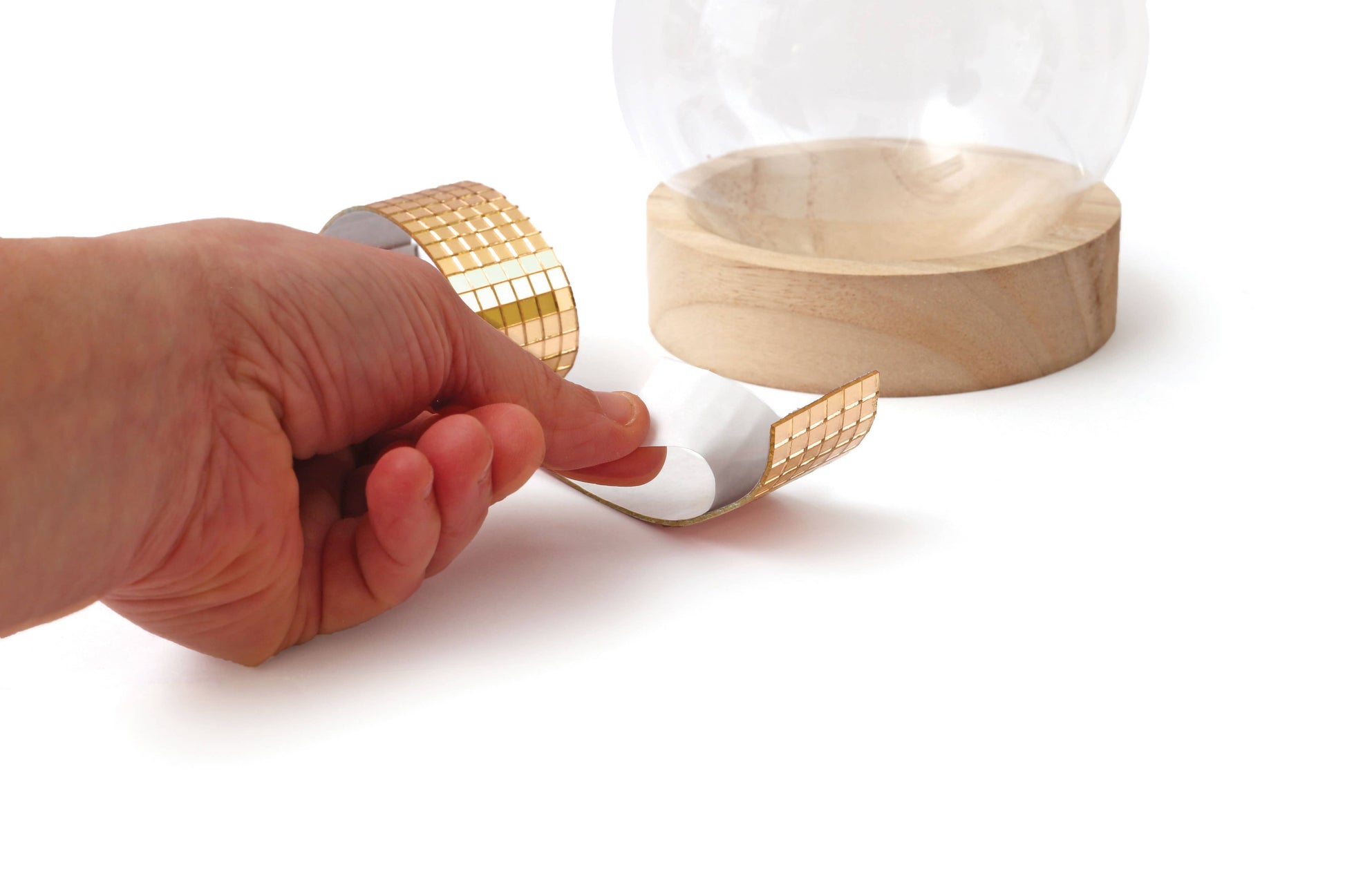 Villem FACETED GOLD ADHESIVE MIRRORS 5MM Graine Créative