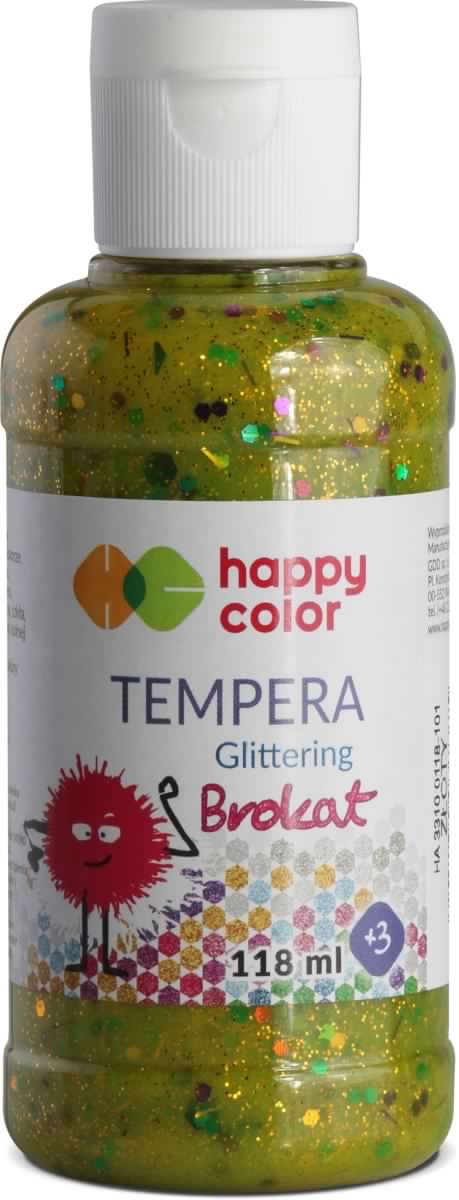 Villem Glittervärv Kuldne 118ml Happy Color