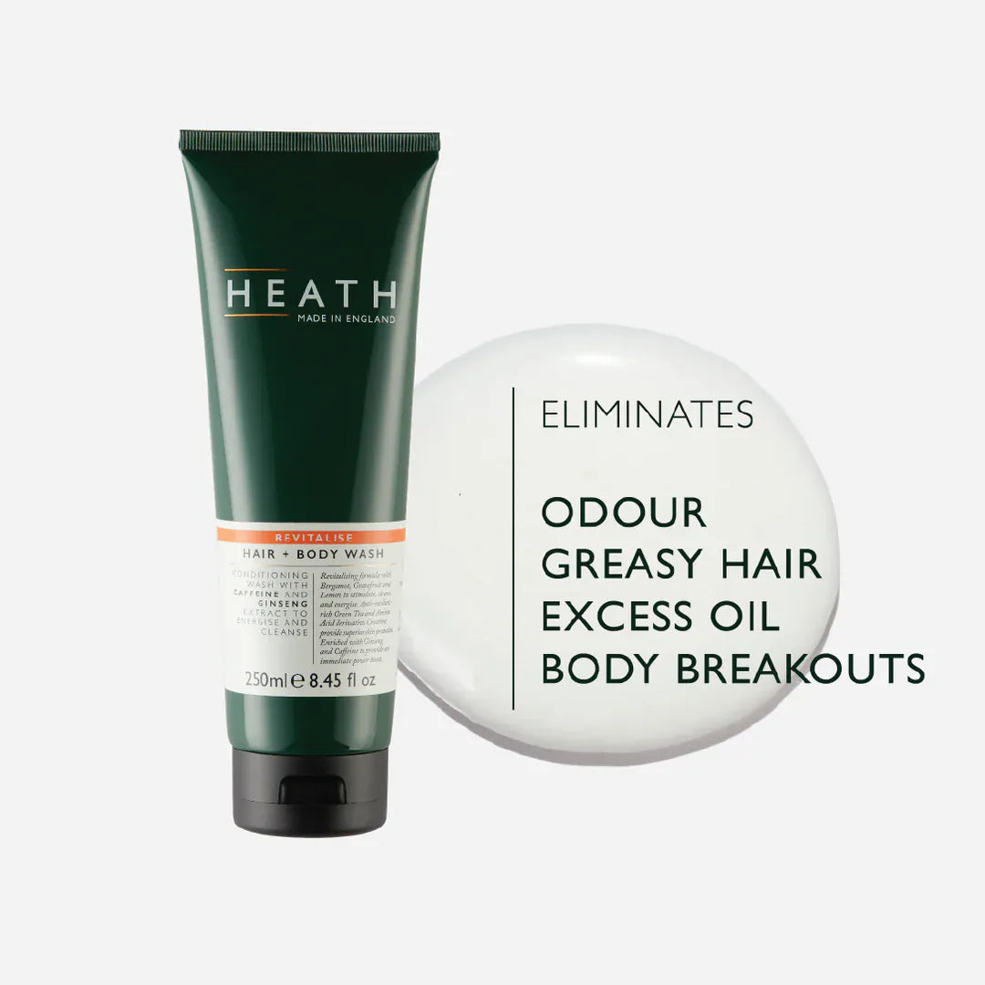 Villem Heath ergastav juuste- ja kehapesugeeli Bergamot, Greipfruut ja Sidrun 250ml Heath