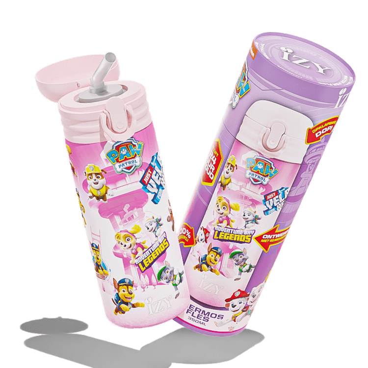 Villem IZY laste termospudel Paw Patrol Refresh Pink 350ml IZY Bottles