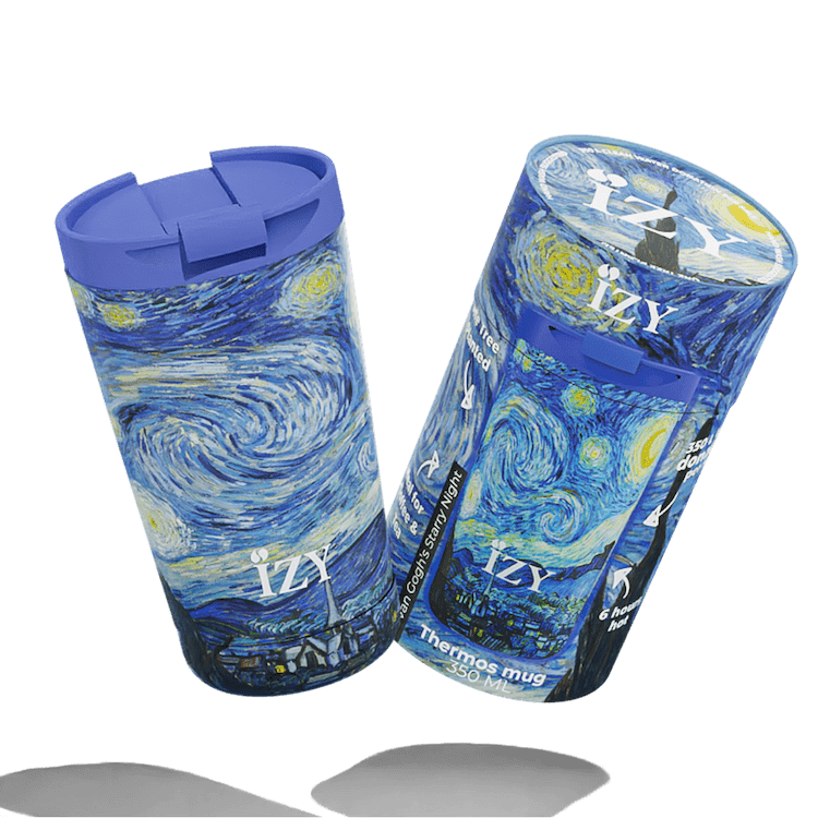 Villem IZY termokruus Starry Night 350ml IZY Bottles
