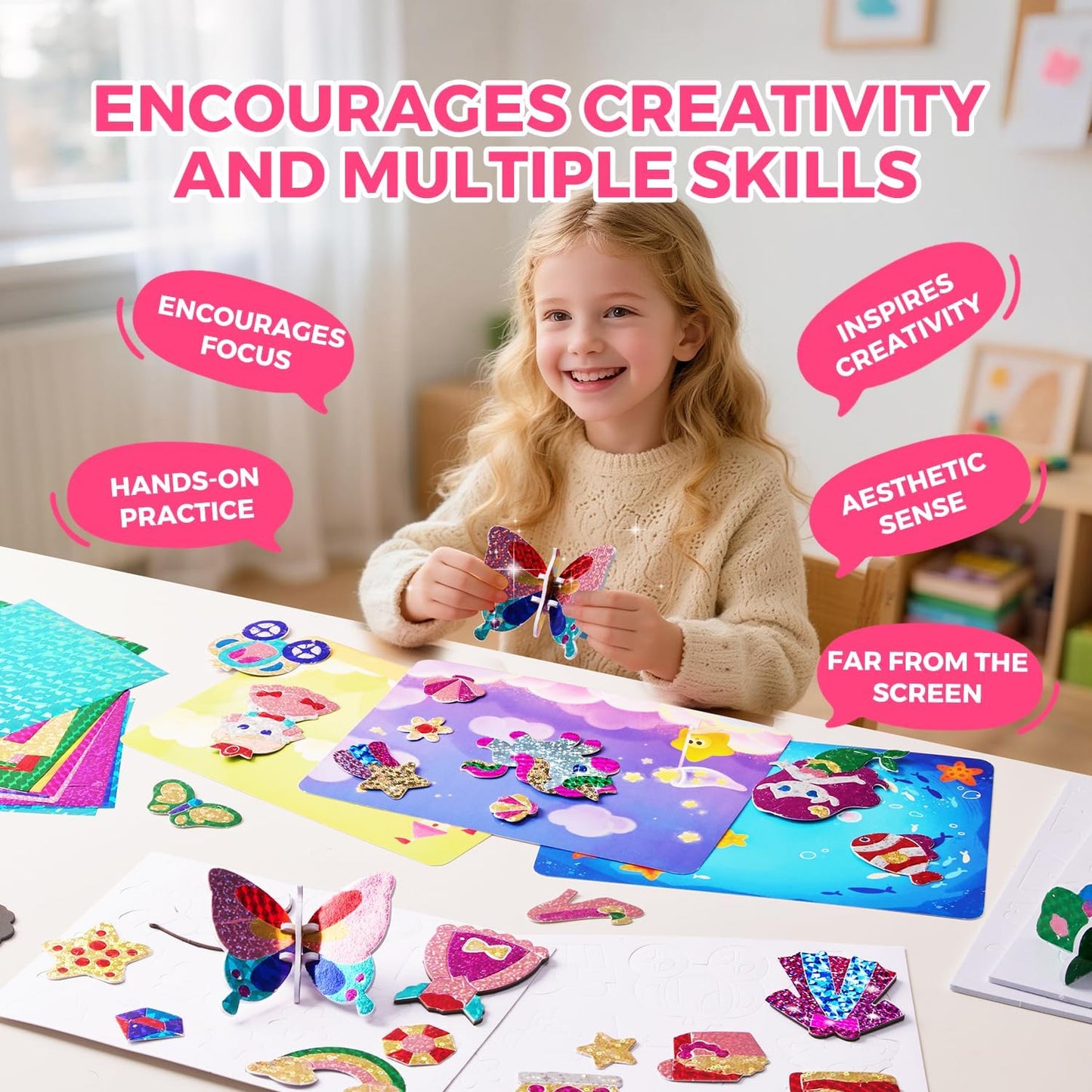 Villem JARMELO 3in1 fooliumkunsti komplekt Haldjad Jarmelo