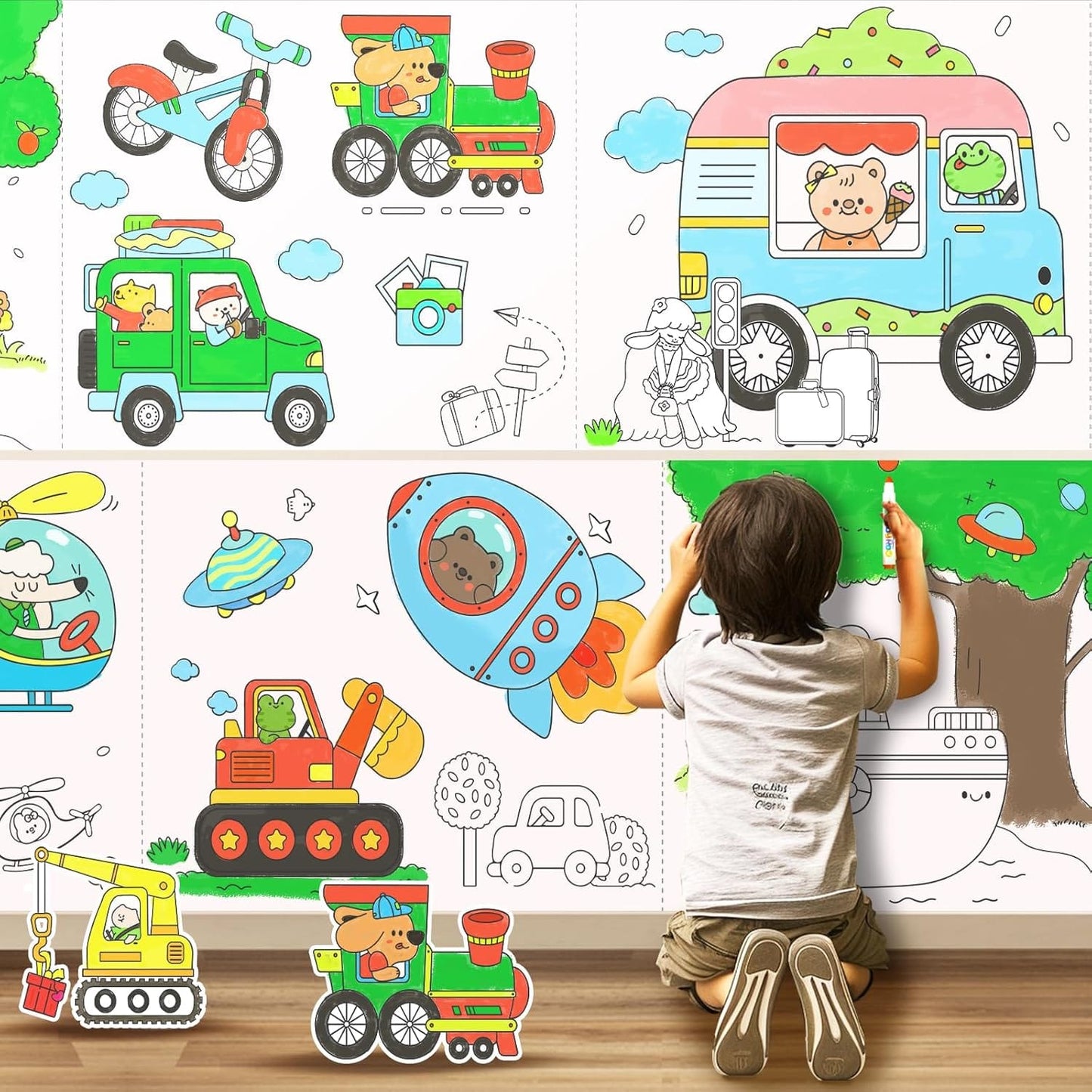 Villem Jarmelo kleepuv värvimisleht- transport 3mx40cm Jarmelo