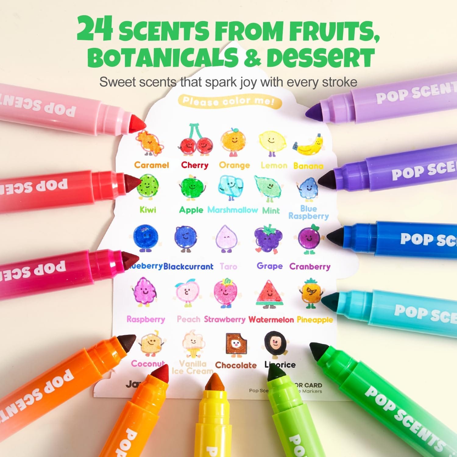 Villem Jarmelo lõhnavad markerid 24 tooni 🐺🩷 Jarmelo