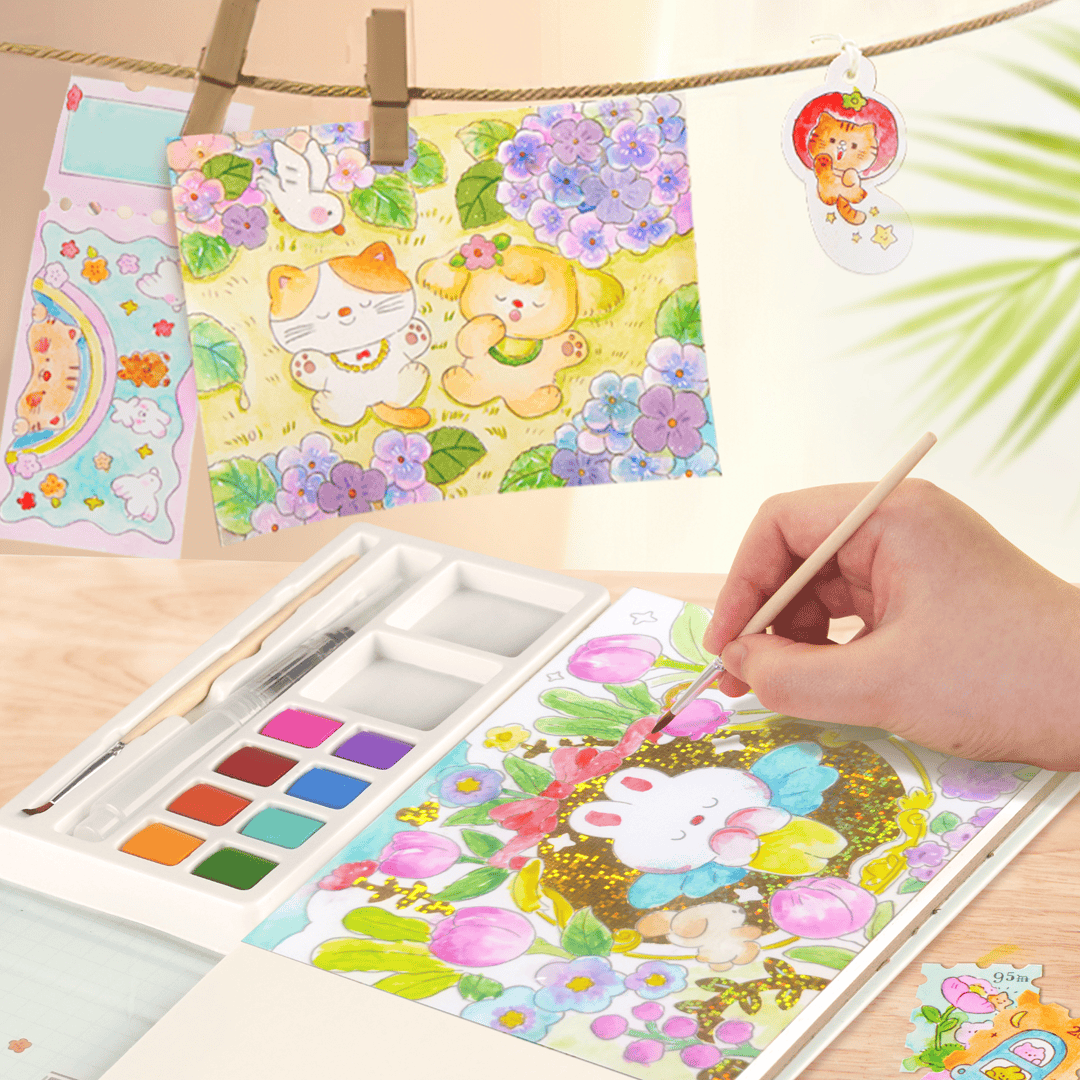 Villem Jarmelo Loovusakvarellide Komplekt, alates 3 eluaastast Jarmelo