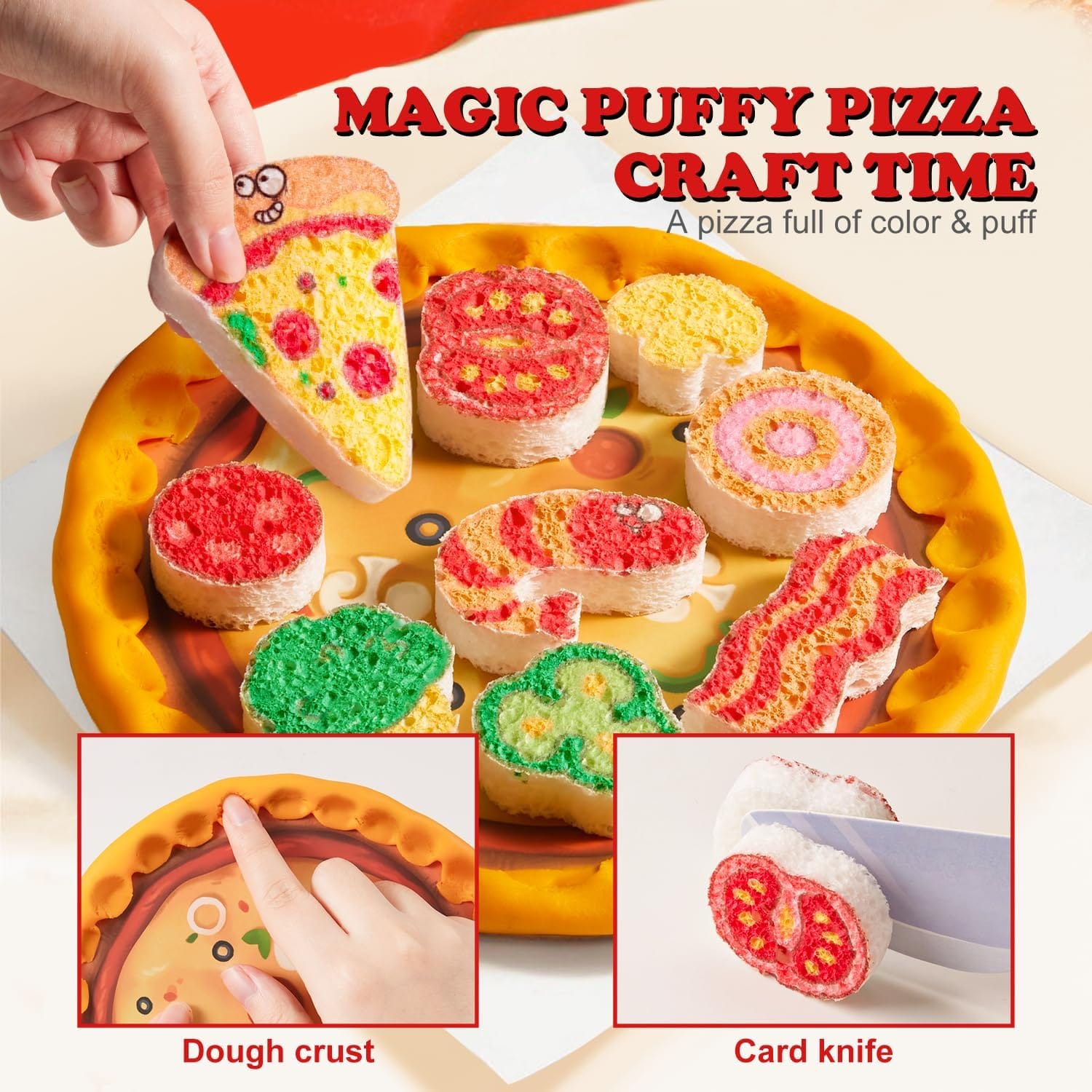 Villem Jarmelo vahuline loovuskomplekt “Pehme pitsa kunst” Jarmelo