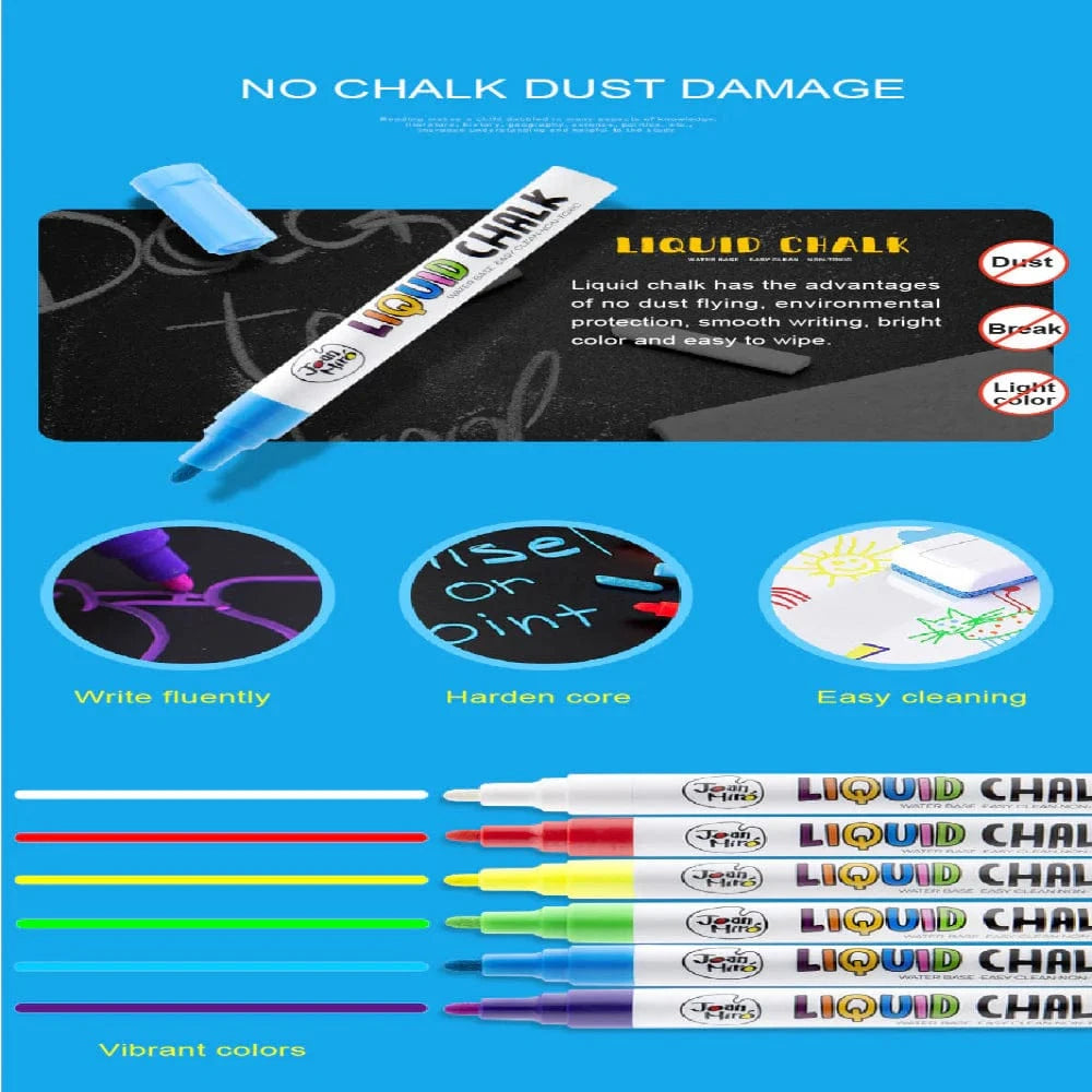 Villem Jarmelo vedekriidimarkerid 6 tooni Jarmelo