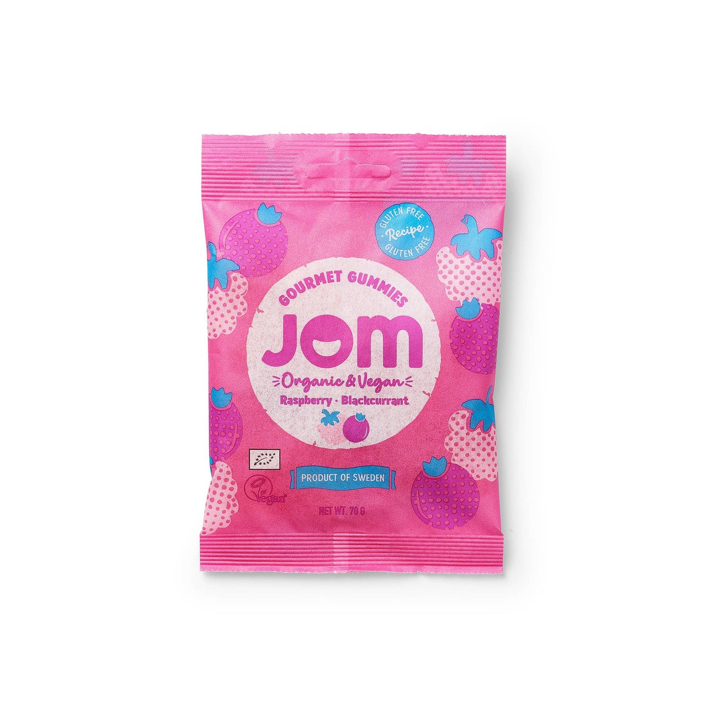 Villem Organic and Vegan Swedish Raspberry & Blackcurrant Gummies JOM