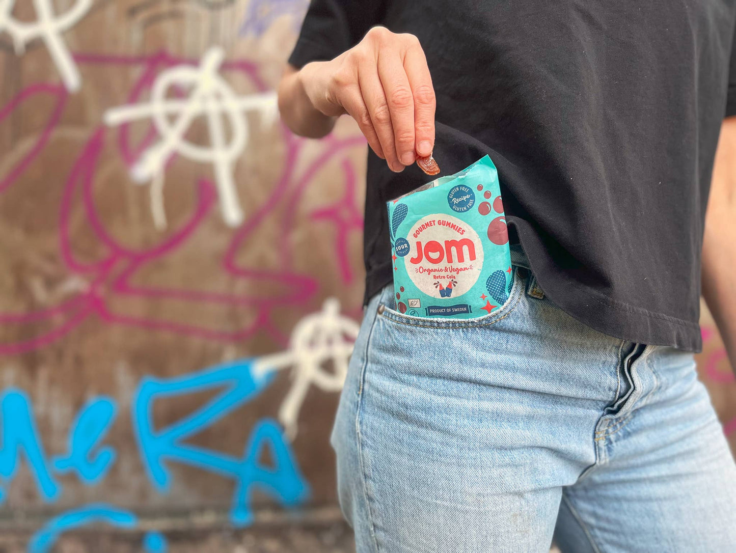 Villem Organic and Vegan Swedish Sour Retro Cola Gummies JOM
