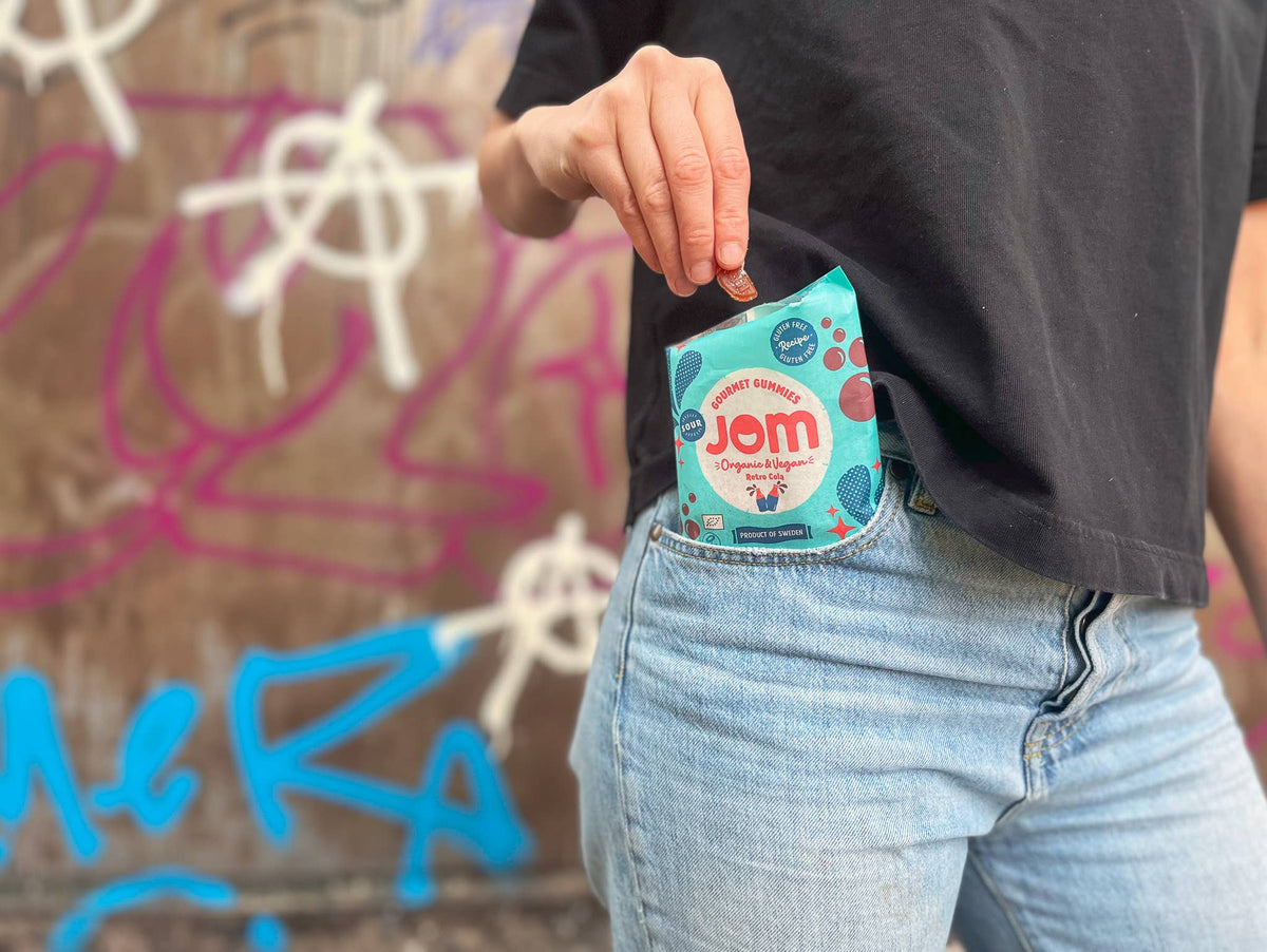 Villem Organic and Vegan Swedish Sour Retro Cola Gummies JOM