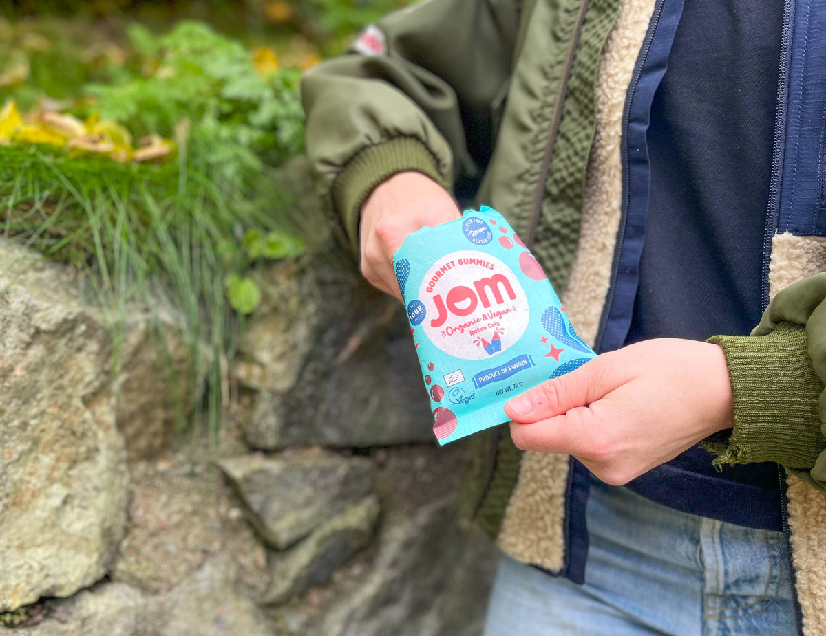 Villem Organic and Vegan Swedish Sour Retro Cola Gummies JOM
