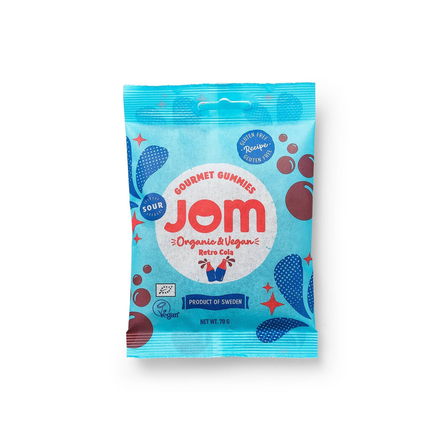 Villem Organic and Vegan Swedish Sour Retro Cola Gummies JOM