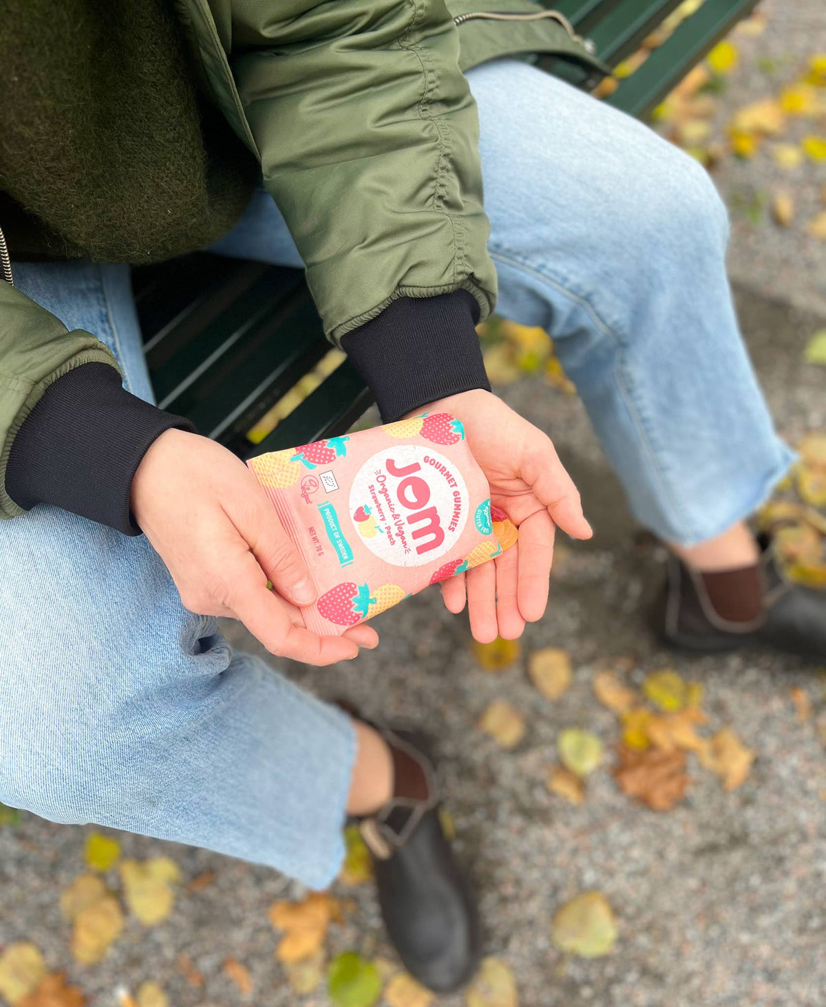 Villem Organic and Vegan Swedish Strawberry & Peach Gummies JOM
