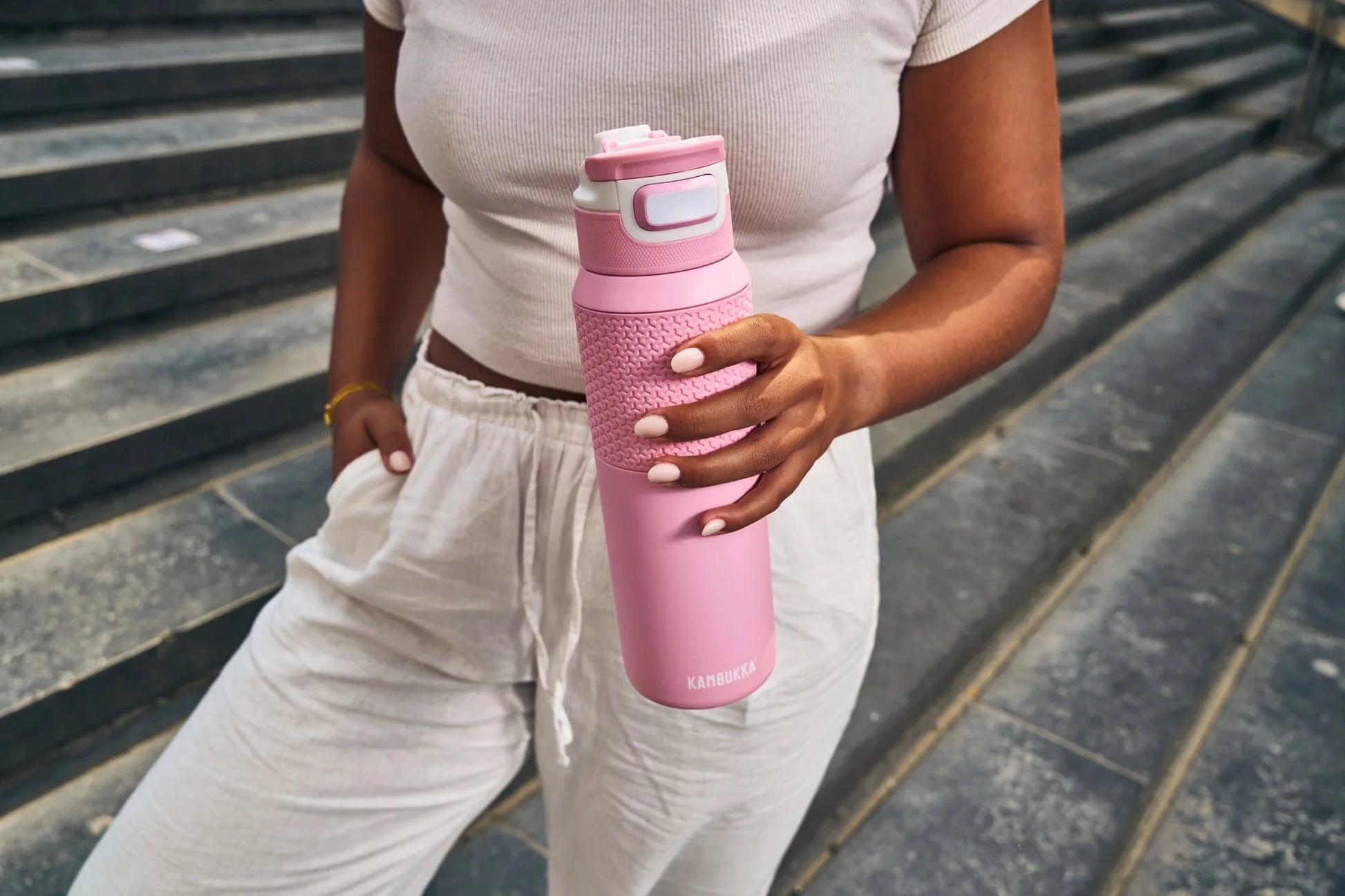 Villem Kambukka veepudel Elton Insulated 1000 ml - Pink Ambition Kambukka