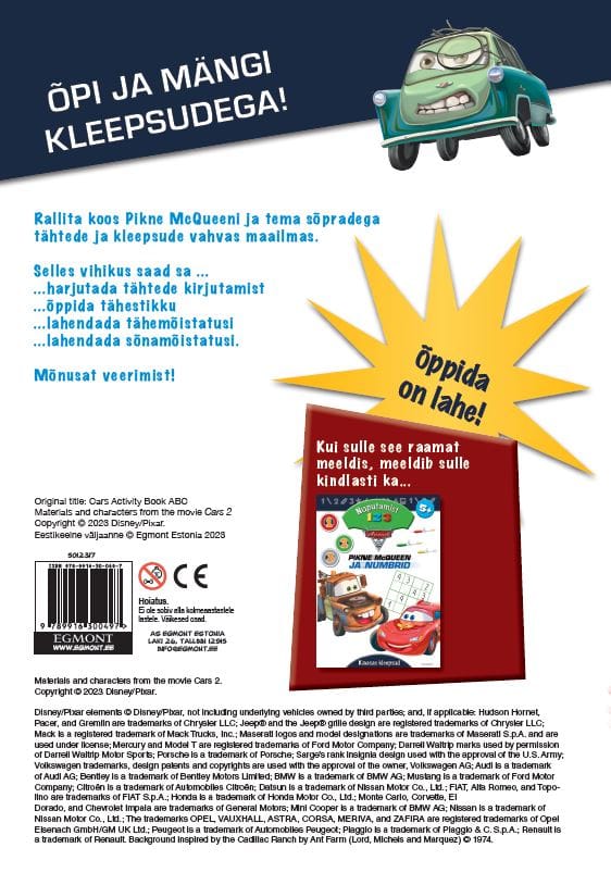 Villem Autod 2. Nuputamist ABC KidsPress