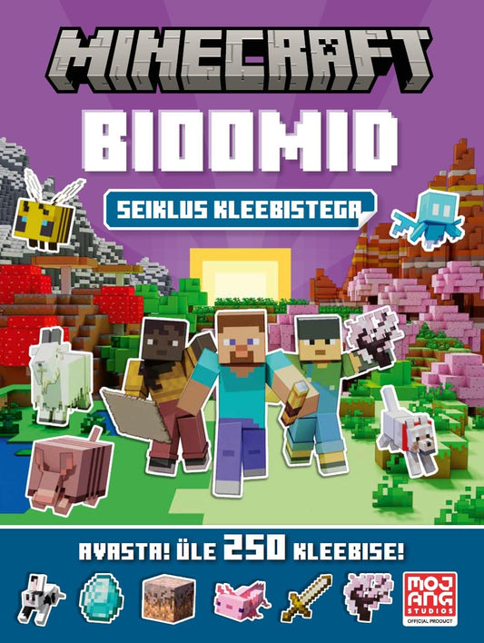 Villem Minecraft. Bioomid.Seiklus kleebistega KidsPress
