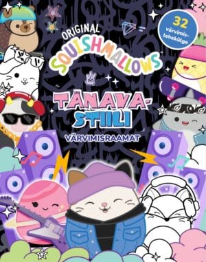 Villem Squishmallows. Tänavastiili värvimisraamat KidsPress