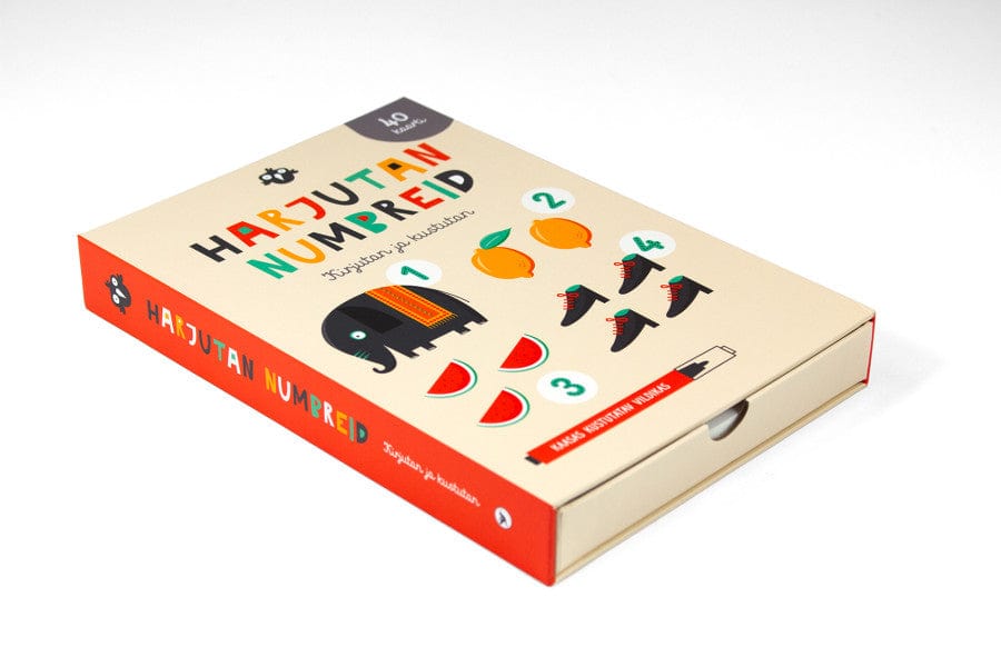 Villem Harjutan numbreid. Kirjutan ja kustutan õppekaardid Koolibri