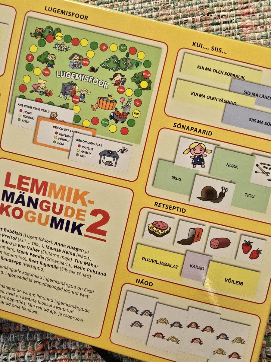 Villem Lugemismängud. Lemmikmängude kogumik 2 Koolibri