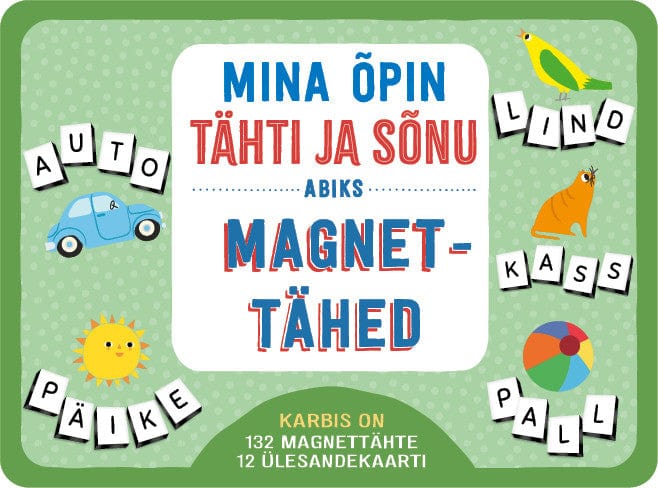 Villem Mina õpin tähti ja sõnu – abiks magnettähed Koolibri