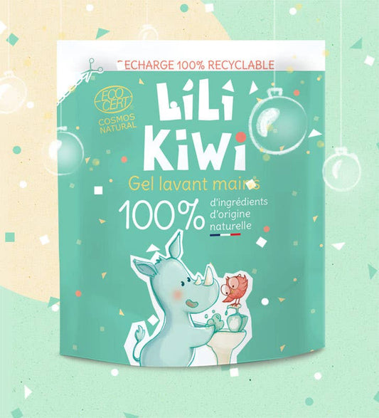 Villem LiLIKiWi orgaaniline kätepesugeel täitepakendis (250 ml) lilikiwi.france