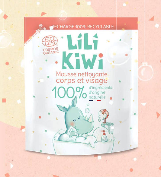 Villem LiLIKiWi orgaaniline näo- ja kehapesuvaht lastele maasika 250ml lilikiwi.france